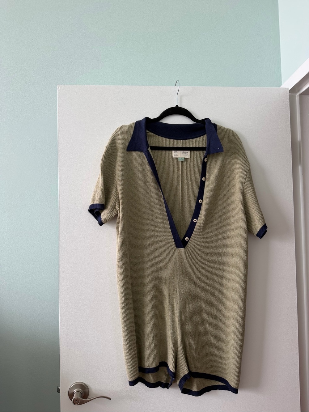 Anthropologie polo knit romper play suit - Picture 6 of 9